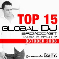 Global DJ Broadcast Top 15 - October 2008 Cover